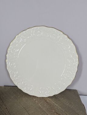 Lenox Georgian Collection Cake Serving Platter 11.5” Made in USA Vintage